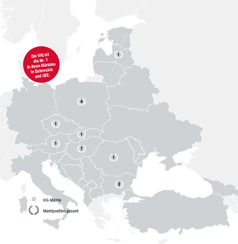 Marktanteil der VIG (Karte)