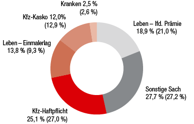 Geschäftsverlauf 2016 im Segment sonstige CEE (Ringdiagramm) Geschäftsverlauf 2016 im Segment sonstige CEE (Ringdiagramm)